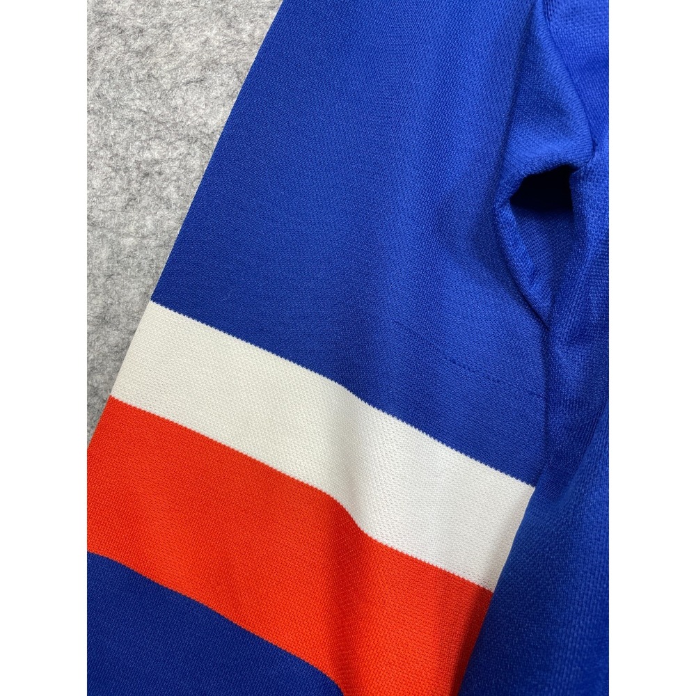 Vintage CCM NY Islanders Hockey Jersey Mens L Blue Orange White New York Read - Picture 8 of 16